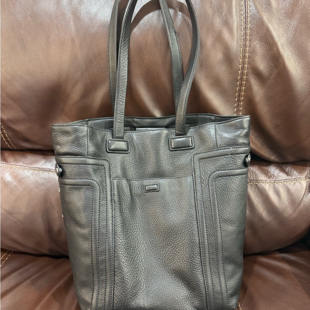 Hammitt Otis black Leather Tote Bag
